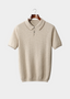 REFINED CASHMERE TWO-TONE POLO