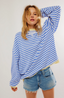 Julianna - Oversized Striped Sweater for Women