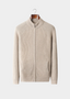 REFINED CASHMERE RIBBED CARDIGAN