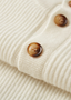 REFINED CASHMERE RIBBED HENLEY SWEATER