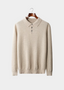 REFINED CASHMERE TEXTURED SWEATER POLO