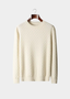 REFINED CASHMERE TEXTURED CREWNECK