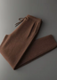 REFINED CASHMERE PLEATED TROUSERS