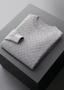 REFINED CASHMERE TEXTURED CREWNECK