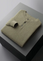 REFINED CASHMERE CLASSIC HENLEY SWEATER