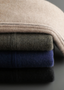 REFINED CASHMERE TWO-TONE ZIP CARDIGAN