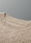 REFINED CASHMERE TEXTURED CREWNECK