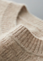REFINED CASHMERE TEXTURED CREWNECK