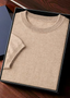 REFINED CASHMERE CLASSIC CREWNECK T-SHIRT