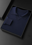 REFINED CASHMERE BUTTONLESS SWEATER POLO