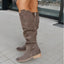 Lucinda - Knee-High Suede Boots for Women