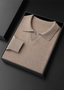 REFINED CASHMERE BUTTONLESS SWEATER POLO