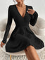 Valentina - Elegant V-Neck Dress