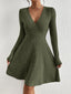 Valentina - Elegant V-Neck Dress