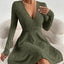Valentina - Elegant V-Neck Dress