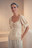 Beatrice - Renaissance V-Neck Blouse for Women