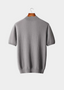 REFINED CASHMERE MOCK NECK T-SHIRT