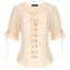 Beatrice - Renaissance V-Neck Blouse for Women