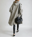 Vanessa - Oversized Long Trench Coat for Women