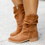 Selene - Black Suede Ankle Boots for Women